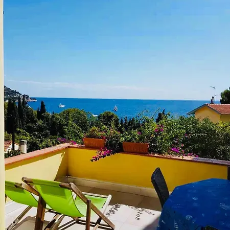 דירה Flat With Terrace Sea View And Mountain View